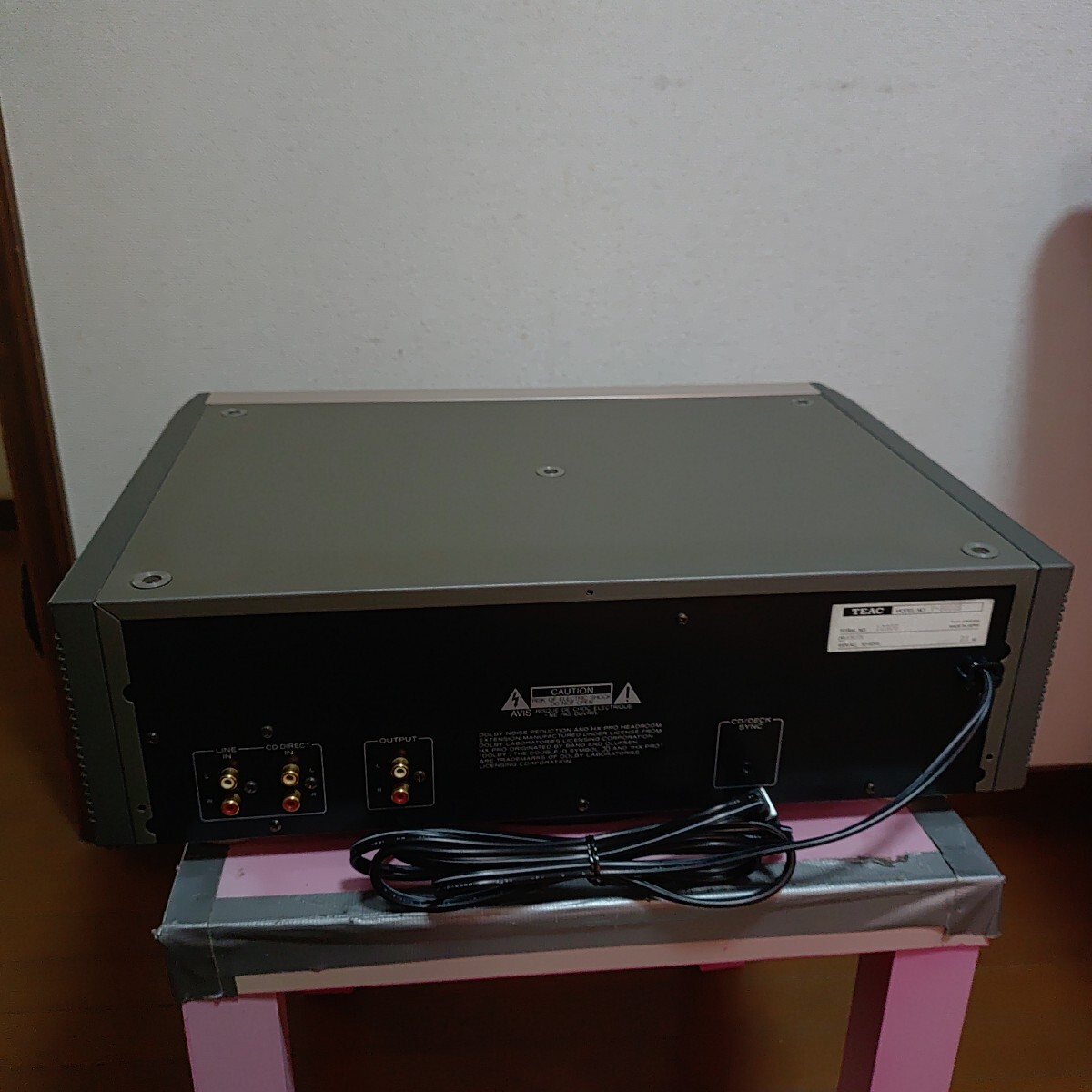 TEAC ティアック V-8000S カセットデッキ 動(dòng)作品