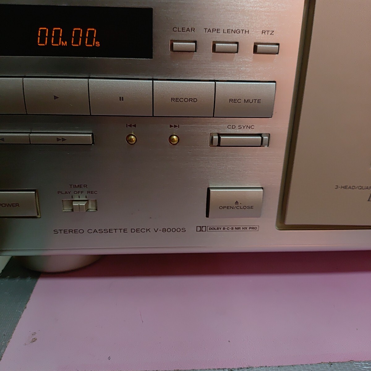 TEAC ティアック V-8000S カセットデッキ 動(dòng)作品