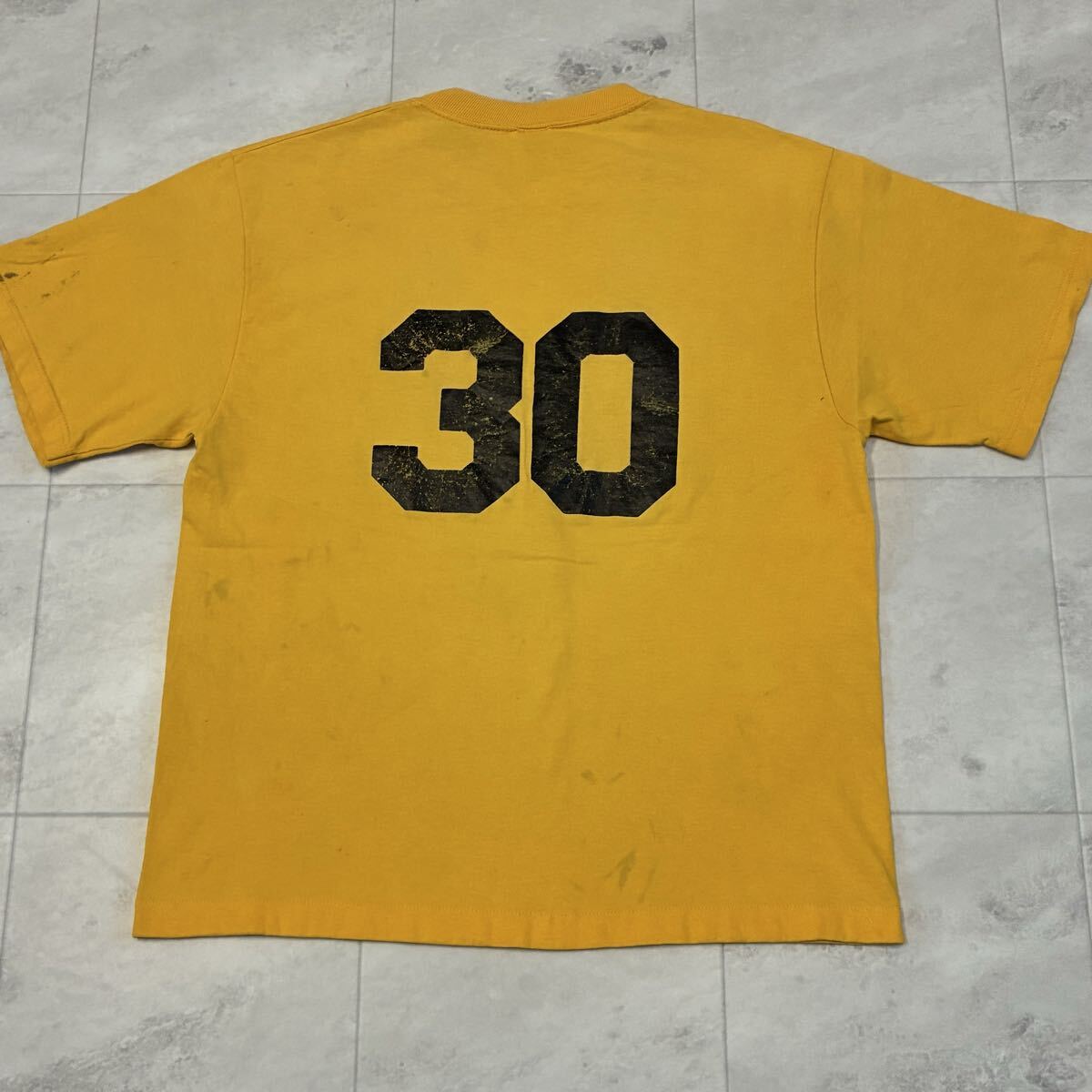90s USA製 RUSSELL ラッセル #30 NORTH ALLEGHENY SOCCER CLUB 虎 プリント ビンテージ 半袖Tシャツ_画像5