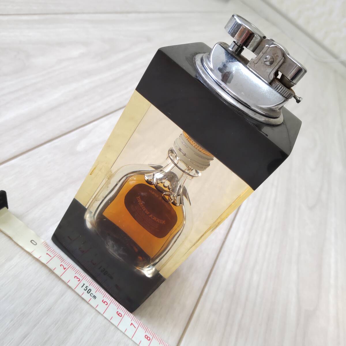 【500円?】卓上ガスライター ニッカ ウイスキー NIKKA G&G ゴールド&ゴールド 喫煙グッズ レトロ ヴィンテージ アンティーク インテリア