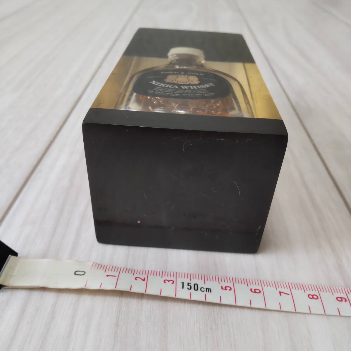 【500円?】卓上ガスライター ニッカ ウイスキー NIKKA G&G ゴールド&ゴールド 喫煙グッズ レトロ ヴィンテージ アンティーク インテリア