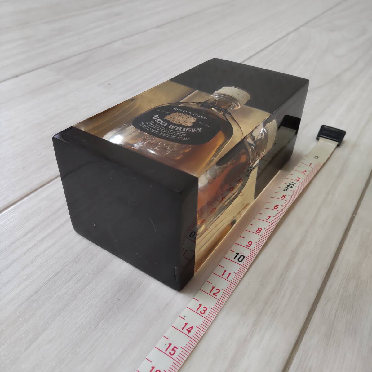 【500円?】卓上ガスライター ニッカ ウイスキー NIKKA G&G ゴールド&ゴールド 喫煙グッズ レトロ ヴィンテージ アンティーク インテリア