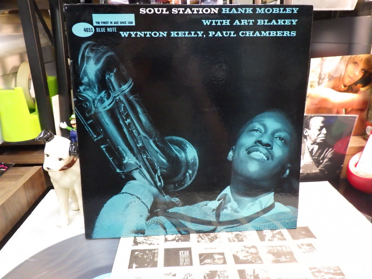 zk5｜【LP, BLP4031, NEW YORKラベル, MONO, RVG, COATING】HANK MOBLEY - SOUL STATION｜BLUE NOTE, ブルーノート