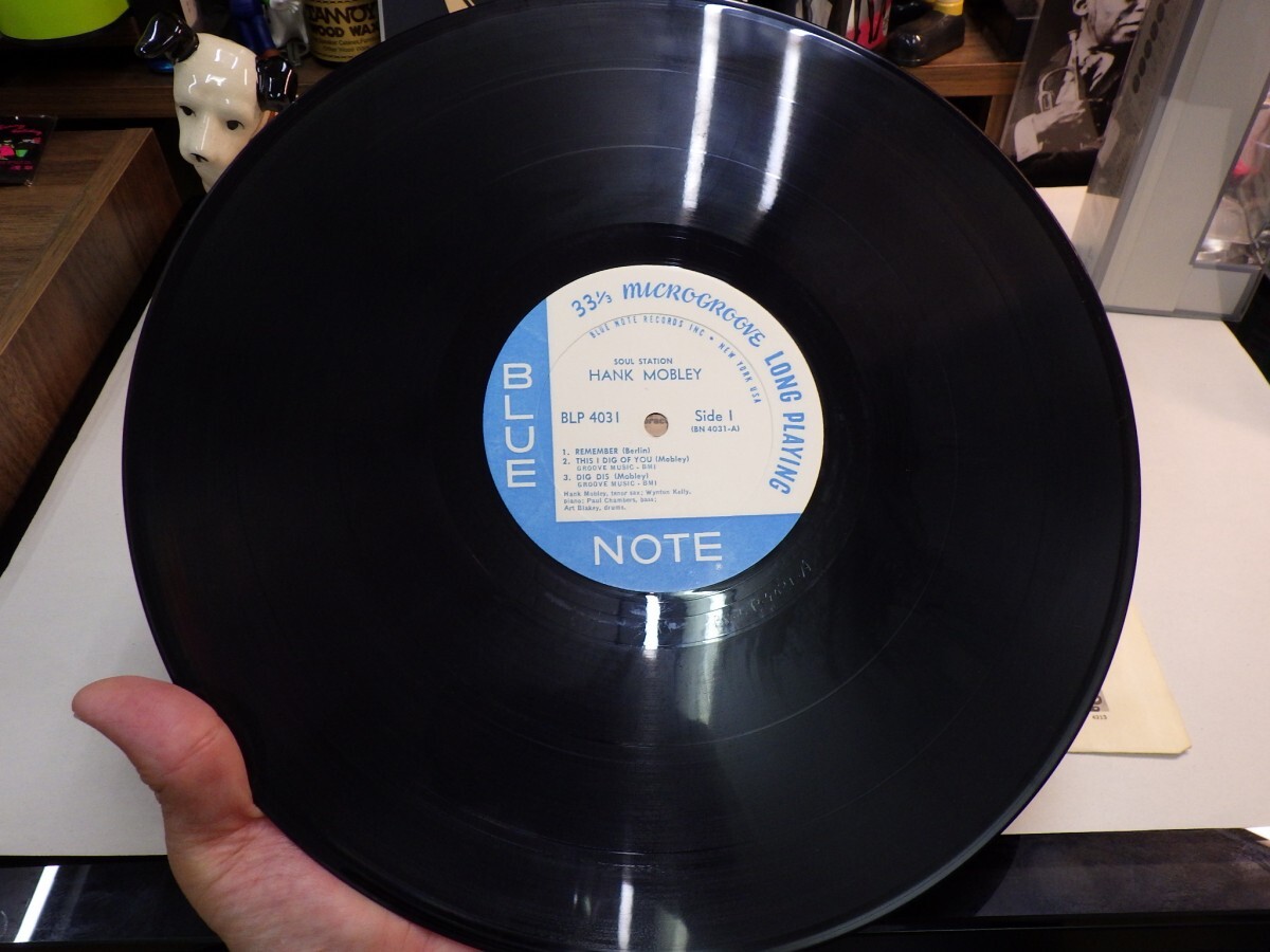zk5｜【LP, BLP4031, NEW YORKラベル, MONO, RVG, COATING】HANK MOBLEY - SOUL STATION｜BLUE NOTE, ブルーノート