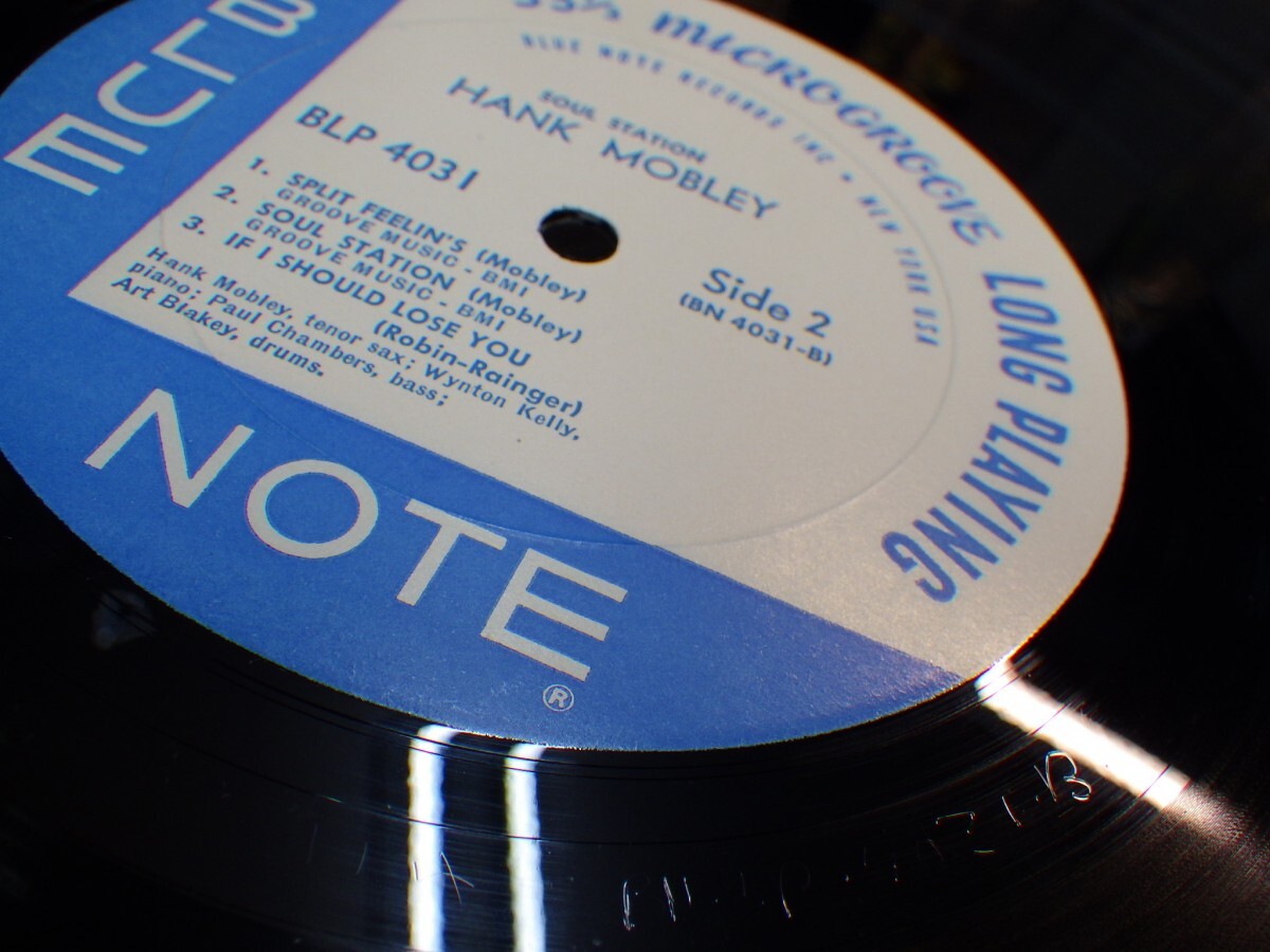 zk5｜【LP, BLP4031, NEW YORKラベル, MONO, RVG, COATING】HANK MOBLEY - SOUL STATION｜BLUE NOTE, ブルーノート