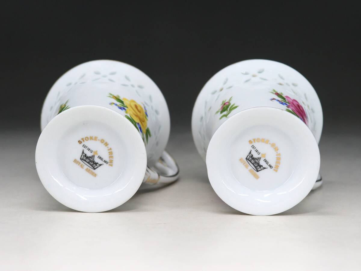 【蔵】ROYAL ARDEN ロイヤルアーデン カップ＆ソーサー 2客セット ティーカップ Y3566U_画像7