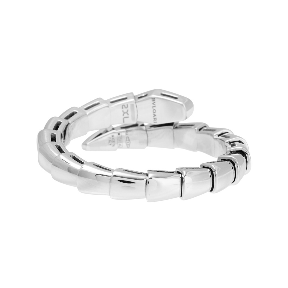  BVLGARY cell авторучка ti(vaipa-) XXL K18 белое золото кольцо б/у 