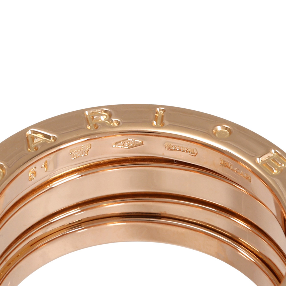  BVLGARY Be * Zero One K18 розовое золото кольцо б/у 