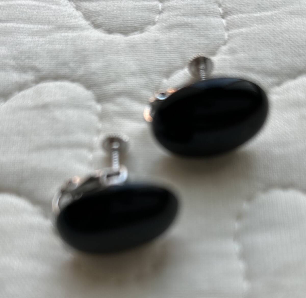 未使用オニキス　ネックレス&イヤリング