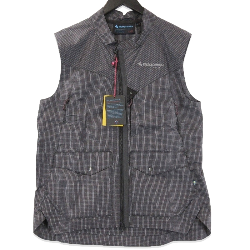 未使用 KLATTERMUSEN クレッタルムーセン Ansur Wind Vest 10637M01 アンサーウィンド ベスト ジレ ブラック 黒 M 71013418_画像1