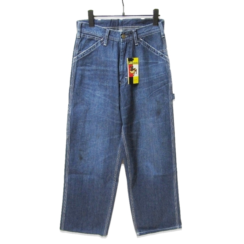 LEE リー ペインターパンツ ダンガリーズ LM7288-336 PAINTER PANTS DUNGAREES インディゴ デニム ミッドブルー XS タグ付き 27111104