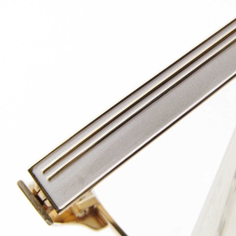 美品 Ptolemy48 トレミー48 メガネフレーム ST-008 SATURN 日本製 サターン ブロウ スクエア WH ホワイト/ゴールド 61003688_画像9