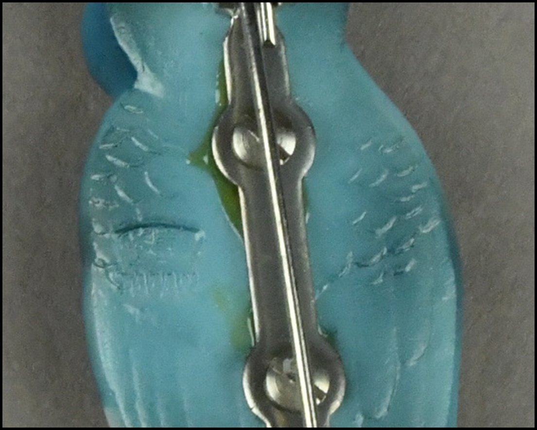 【NNK】有田焼『幻の超絶技巧』俊兼作【トシカネジュエリー】陶器製 細密 梟細工 ブローチ アクセサリー 装身具 ③ D7-909-3_画像5