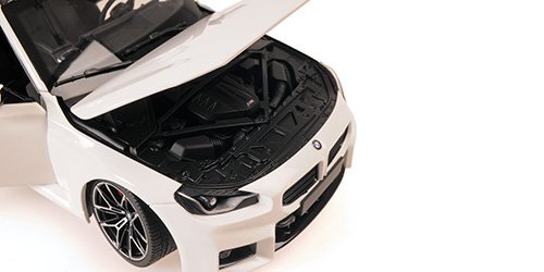 Minichamps ミニチャンプス 1/18 ミニカー ダイキャストモデル 2023年モデル BMW M2 G87 2023 アルピンホワイト