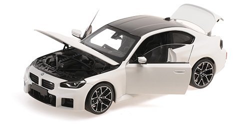 Minichamps ミニチャンプス 1/18 ミニカー ダイキャストモデル 2023年モデル BMW M2 G87 2023 アルピンホワイト