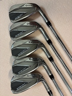 テーラーメイド　ステルスアイアン(6番?PW)5本セット　S グリップ:ゴルフプライドCP2 WRAPミッドサイズ