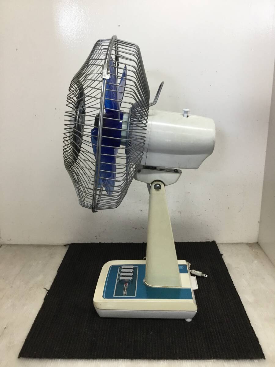 ^ v Gifu departure / TOSHIBA/ вентилятор / D-30TG/ синий цвет 4 крыльев корень / 30cm/ перо трещина повреждение есть / подтверждение рабочего состояния / текущее состояние товар / R7.9/18 ^