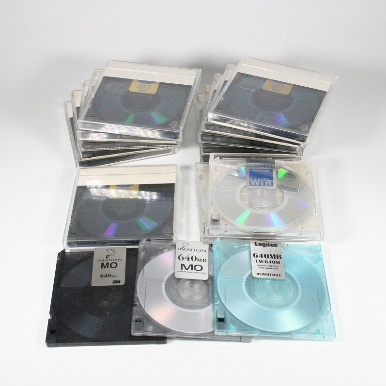 ★640MB MOディスク(maxcell 11枚、オプティマ 2枚、Logitech 1枚、Imation 3M 2枚)★計16枚★動作品★データid対応★_画像1
