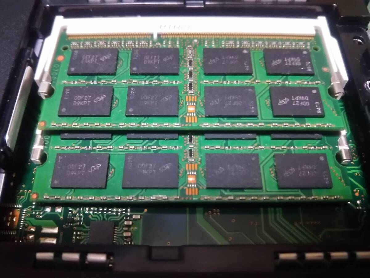 ★Micron 2GB 2RX8 PC3-8500S-7-10-F1 簡易動作確認済 2枚セット ★