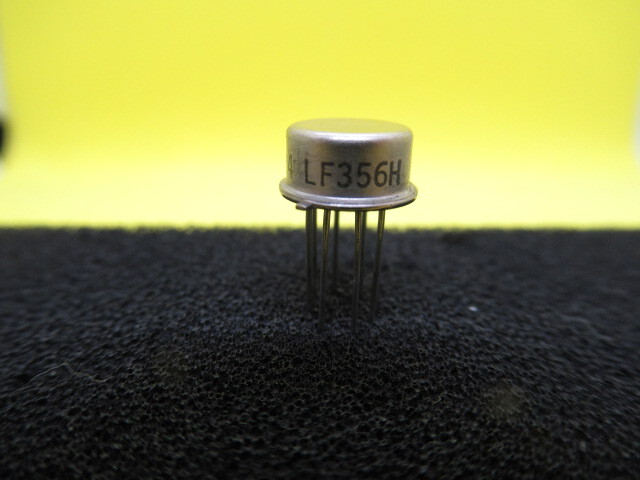 【未使用 長期保管品】オペアンプ LF356H ナショナルセミコンダクタ製 メタルキャン 1個_画像1