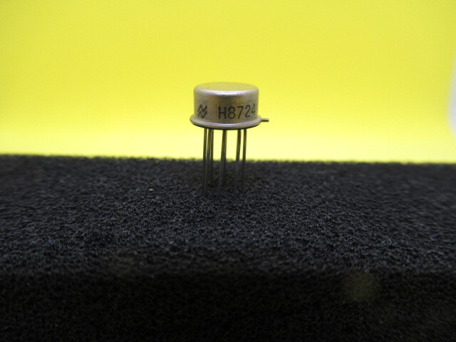 【未使用 長期保管品】オペアンプ LF356H ナショナルセミコンダクタ製 メタルキャン 1個_画像2