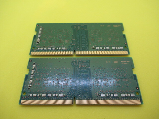 【USED】ノートパソコン用メモリ SAMSUNG制 PC4-2666V 4GB×2枚組
