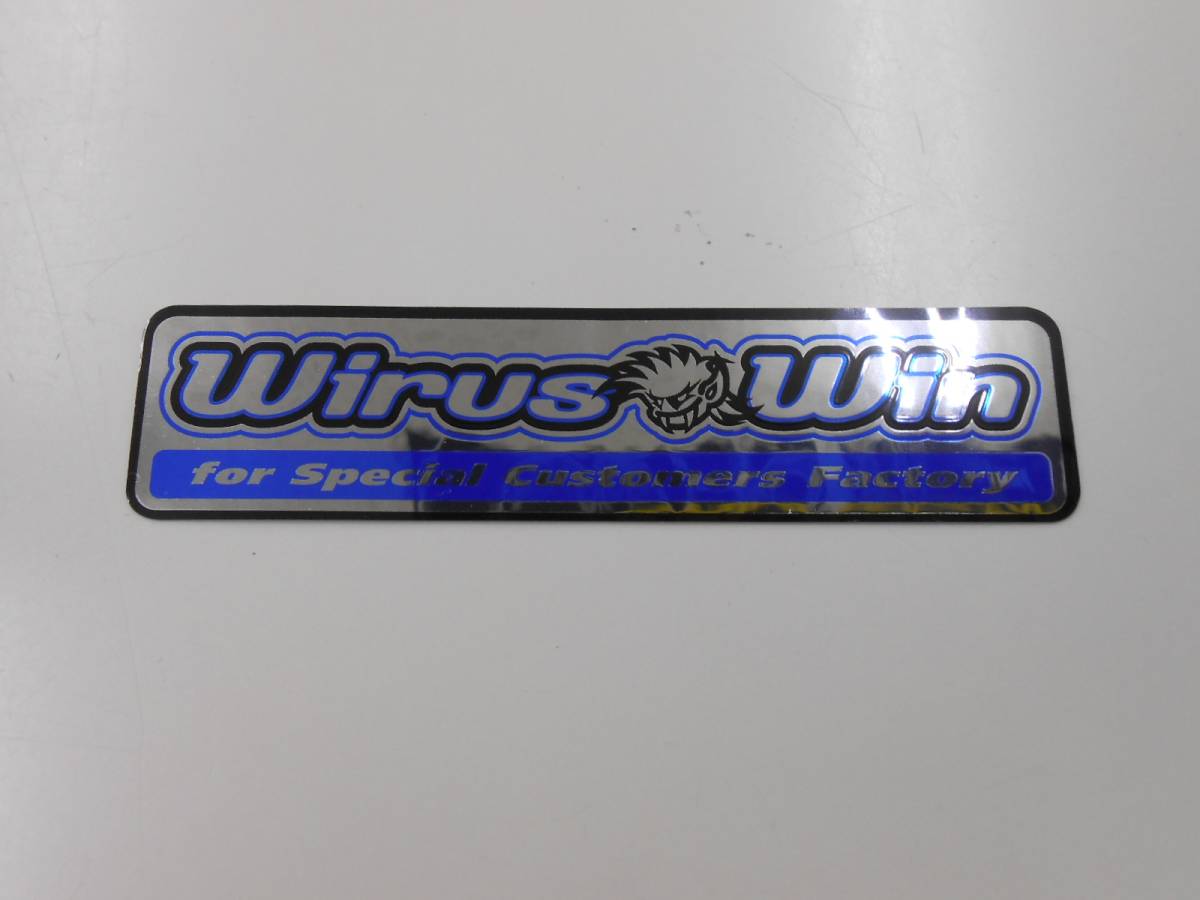 未使用／wirus win　ウィルズウィン　ステッカー　小　1枚　クリックポスト可_画像1