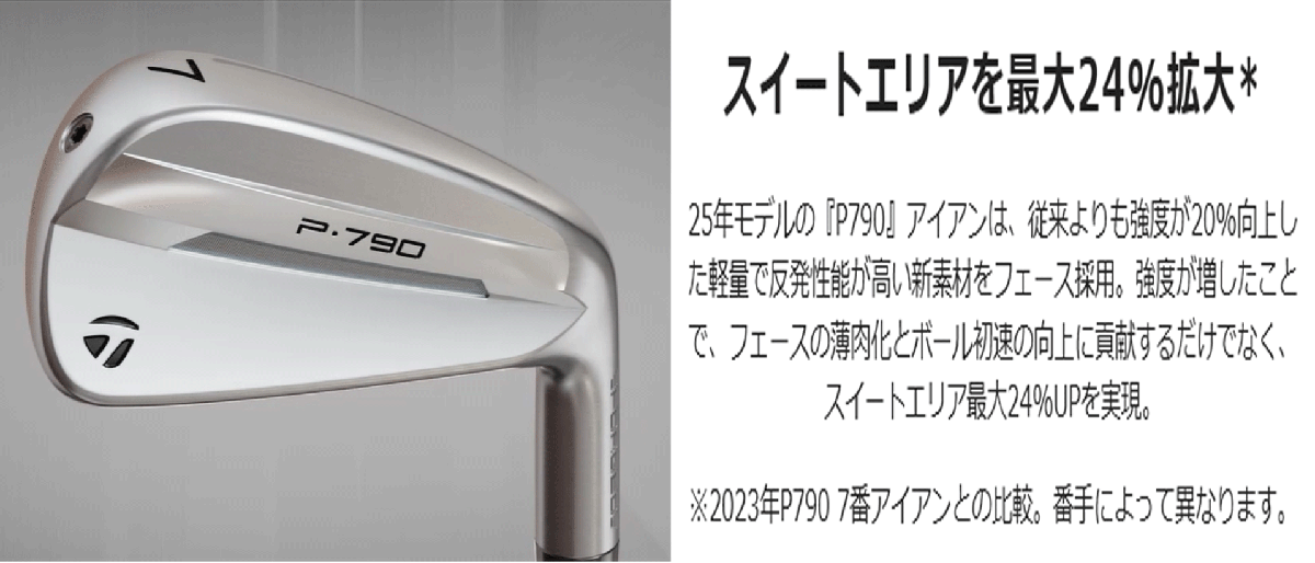 新品■2025.3■テーラーメイド■NEW P790-2025■５本アイアン■6~9/P-WEDGE■NS PRO950GH neo スチール■S■正規(guī)品■