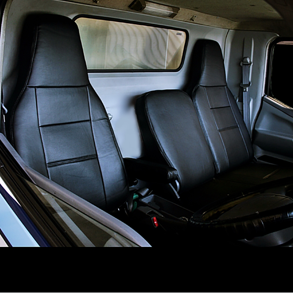 三菱ふそう キャンター (ジェネレーション) ワイドキャブ FE8 (H14/01~H22/11) Azur アズール フロントシートカバー_画像3