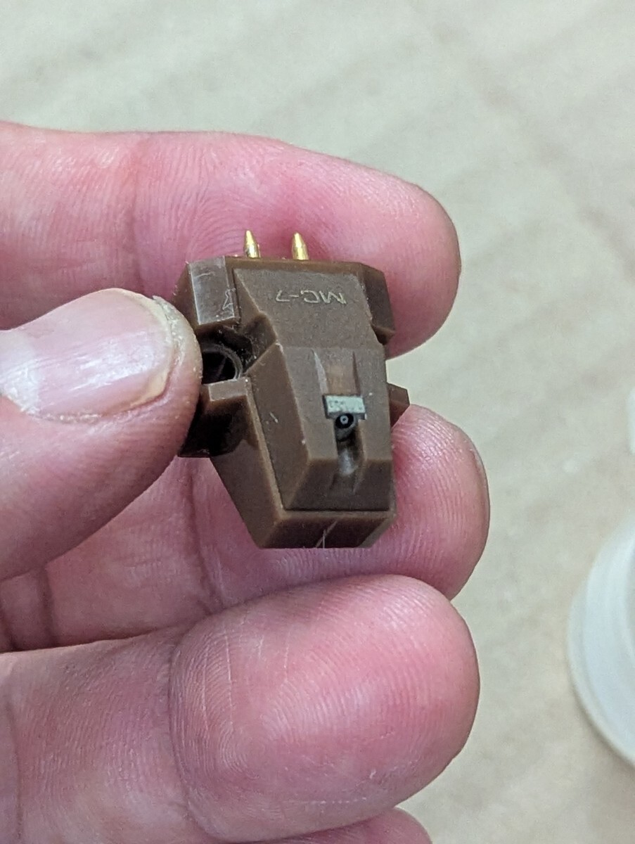 YAMAHA MCカートリッジ　MC-7 針折れジャンク_画像3