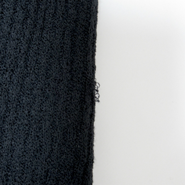 #anc レリアン Leilian ベスト ジレ 15+ 黒 リブニット 刺繍 花モチーフ 大きいサイズ レディース [957728]
