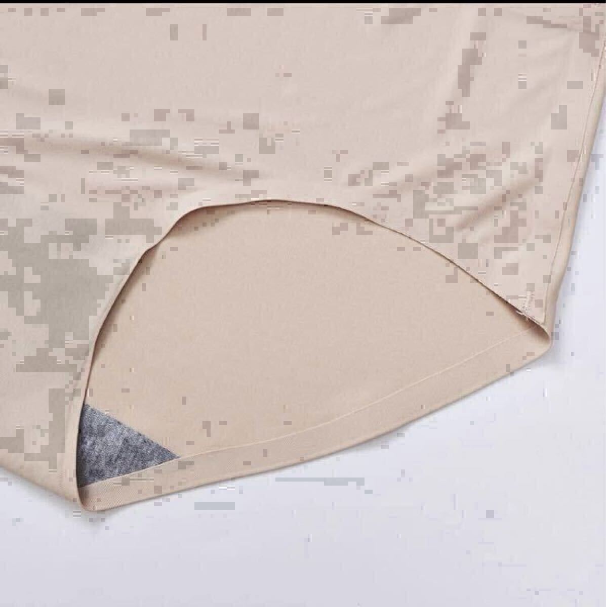 シームレス ショーツ 3枚セット ブラック 黒 ベージュ ブルー 肌色 青 4L 3XL レディース 下着 コットン 綿 パンツ XXXL パンツ _画像7