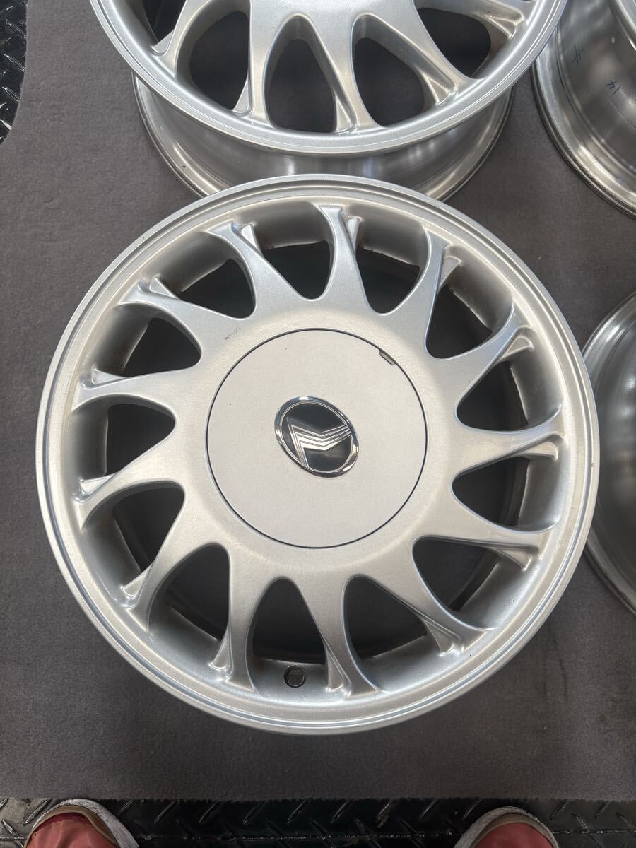 トヨタ　プログレ純正　15インチ＊旧車＊15x6JJ/+58/PCD114.3-5H＊4本セット＊当時物★説明文必読★★☆手渡し可能☆大阪府堺市☆★ _画像5