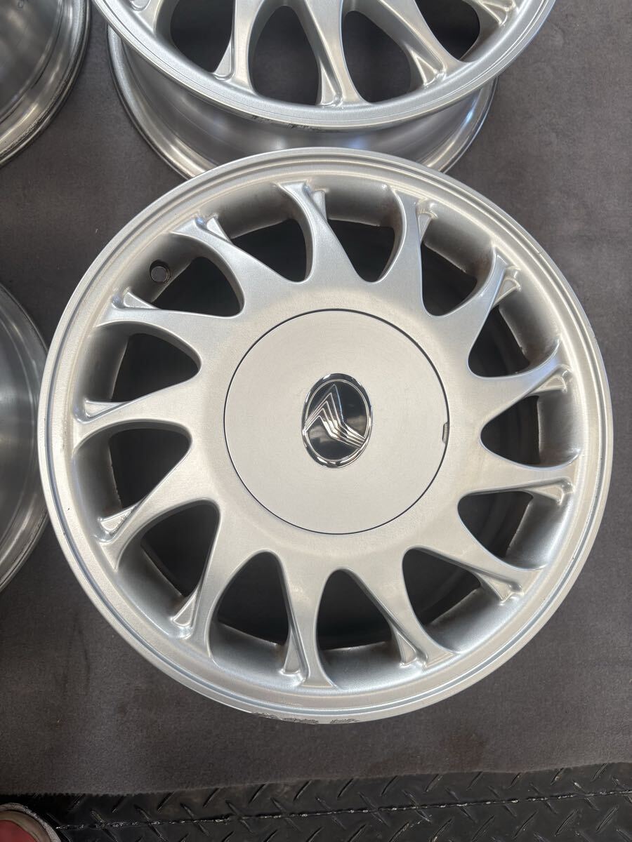 トヨタ　プログレ純正　15インチ＊旧車＊15x6JJ/+58/PCD114.3-5H＊4本セット＊当時物★説明文必読★★☆手渡し可能☆大阪府堺市☆★ _画像6