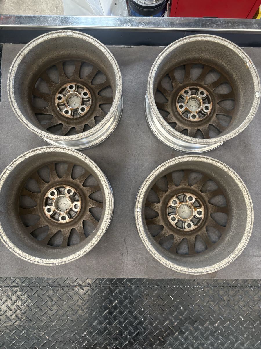トヨタ　プログレ純正　15インチ＊旧車＊15x6JJ/+58/PCD114.3-5H＊4本セット＊当時物★説明文必読★★☆手渡し可能☆大阪府堺市☆★ _画像8