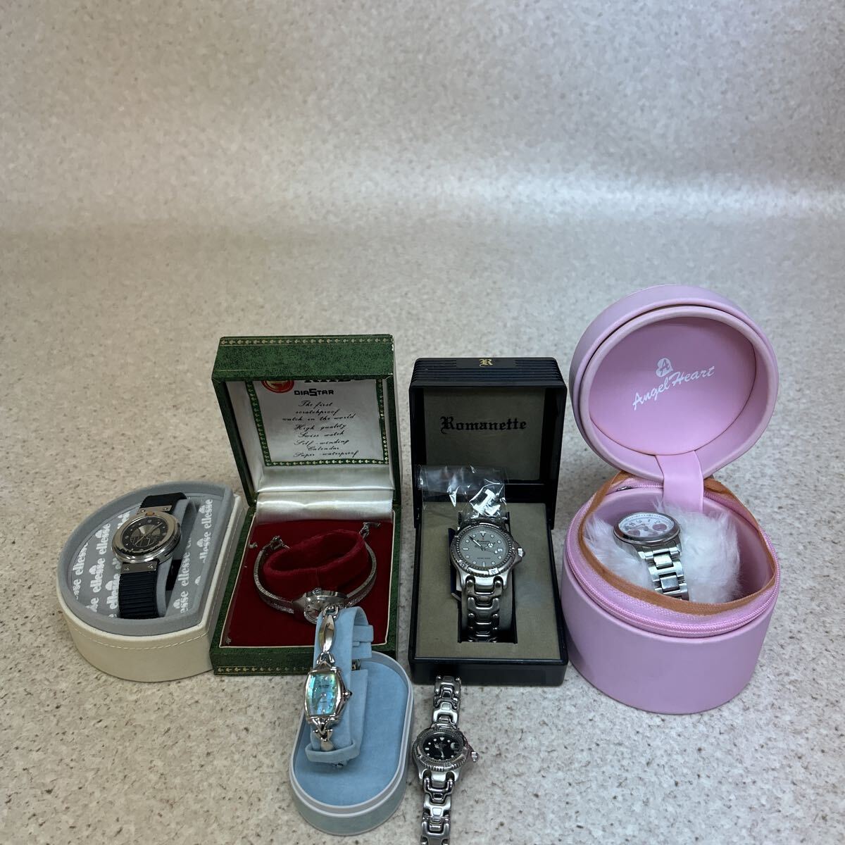 B0047 ケース付き 腕時計 5点 まとめ RADO ラドー 手巻 21石 romanette 他 色々 セット