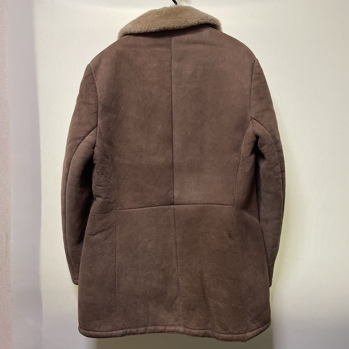 Burberry's バーバリー ヴィンテージ ムートンコート　古着　サイズ38 county suede burberry's ビンテージ_画像2