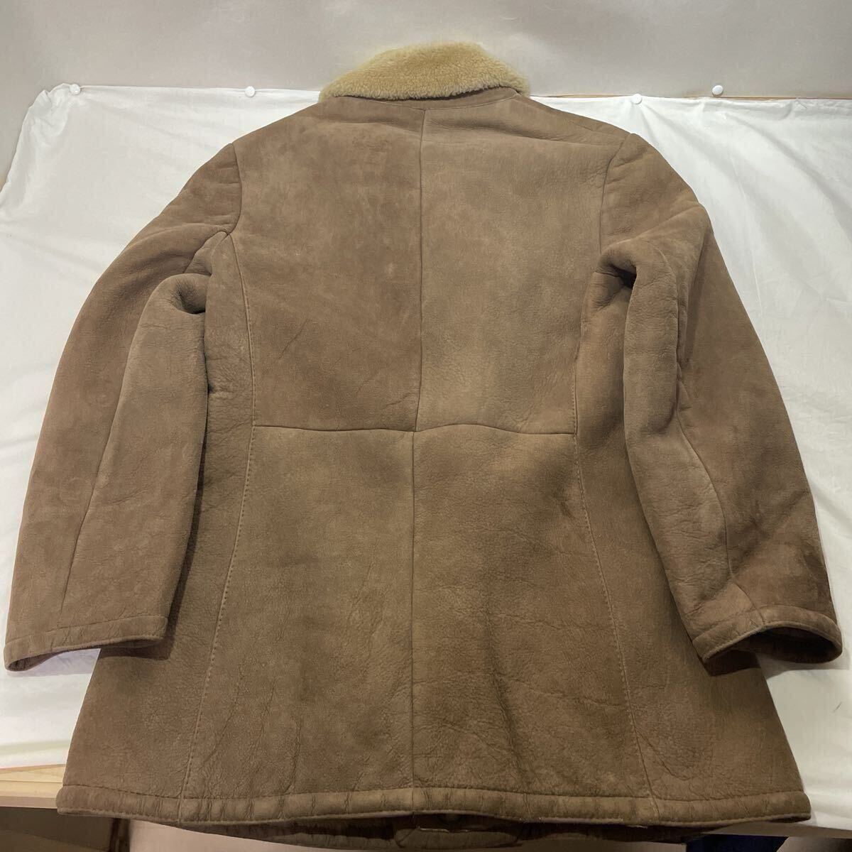 Burberry's バーバリー ヴィンテージ ムートンコート　古着　サイズ38 county suede burberry's ビンテージ_画像7