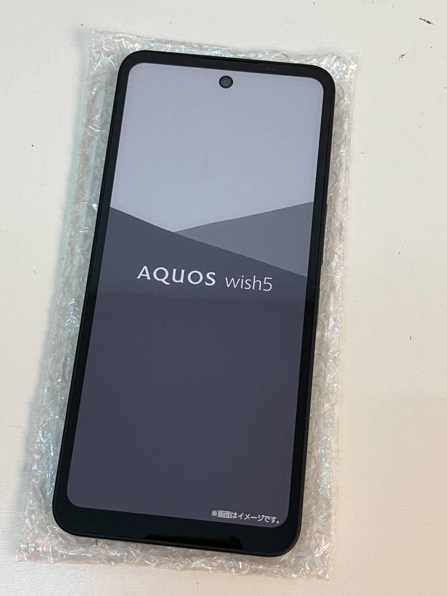 モックアップ AQUOS wish5 SH-52F スミ 開封済み未使用品 模型 サンプル Android_画像1