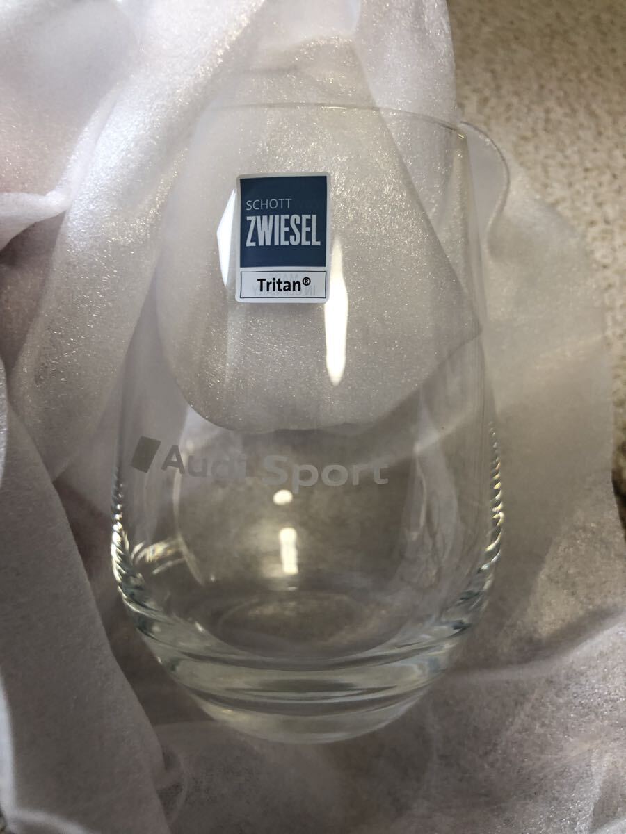 アウディ ペア グラス タンブラー ZWIESEL ツヴィーゼル クリスタルグラス 未使用_画像2
