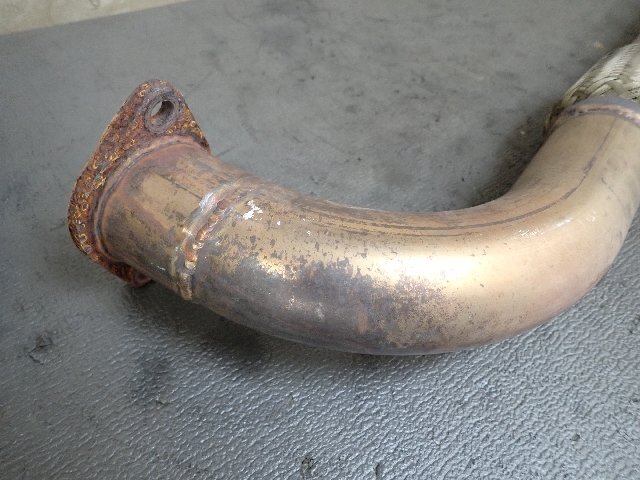 CN9A ランサー GSR エボⅣにて使用 4G63　社外フロントパイプ　溶接加工有　　