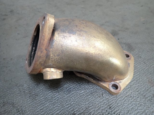 CN9A ランサー GSR エボⅣ 4G63　タービンアウトレットパイプ　アンリミテッドワークス？　CP9A/エボ4.5.6　　