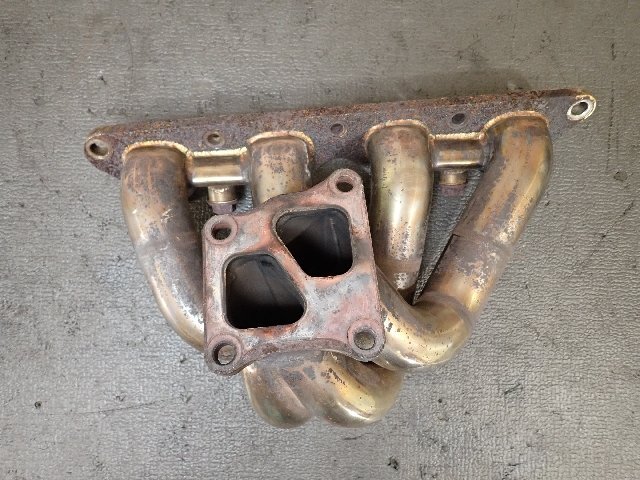 CN9A ランサー GSR エボⅣ 4G63　社外エキゾーストマニホールド　アンリミテッドワークス？　CP9A/エボ4.5.6　