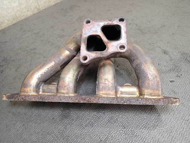 CN9A ランサー GSR エボⅣ 4G63　社外エキゾーストマニホールド　アンリミテッドワークス？　CP9A/エボ4.5.6　