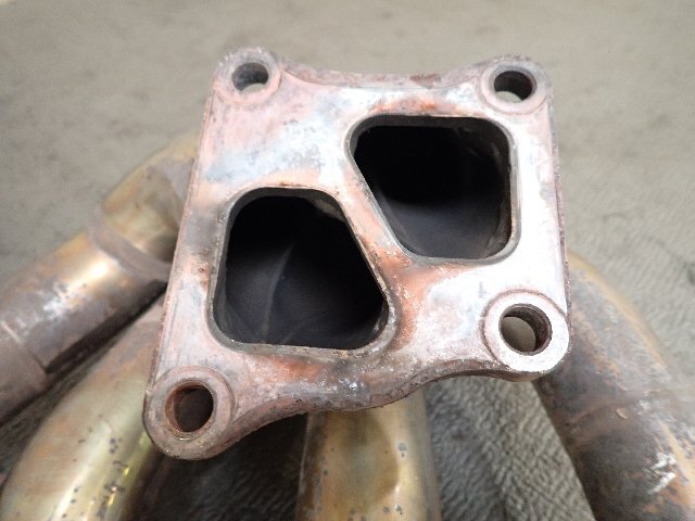 CN9A ランサー GSR エボⅣ 4G63　社外エキゾーストマニホールド　アンリミテッドワークス？　CP9A/エボ4.5.6　