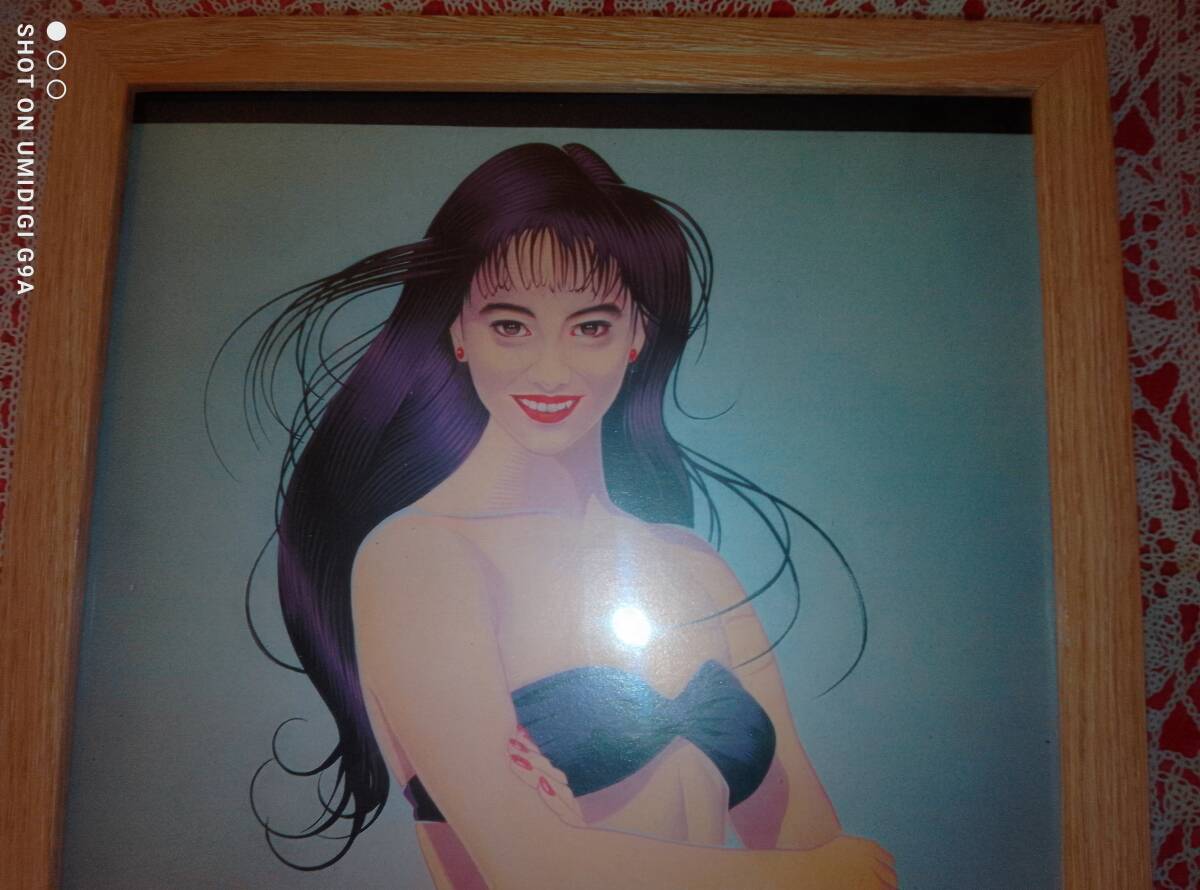 「額装品」A4サイズ　中山美穂 モデル『MINDGAME』人形姫 当時物雑誌切り抜き(限定品ではありません) 画・ロバートブルー　切り抜き1枚付き_画像2