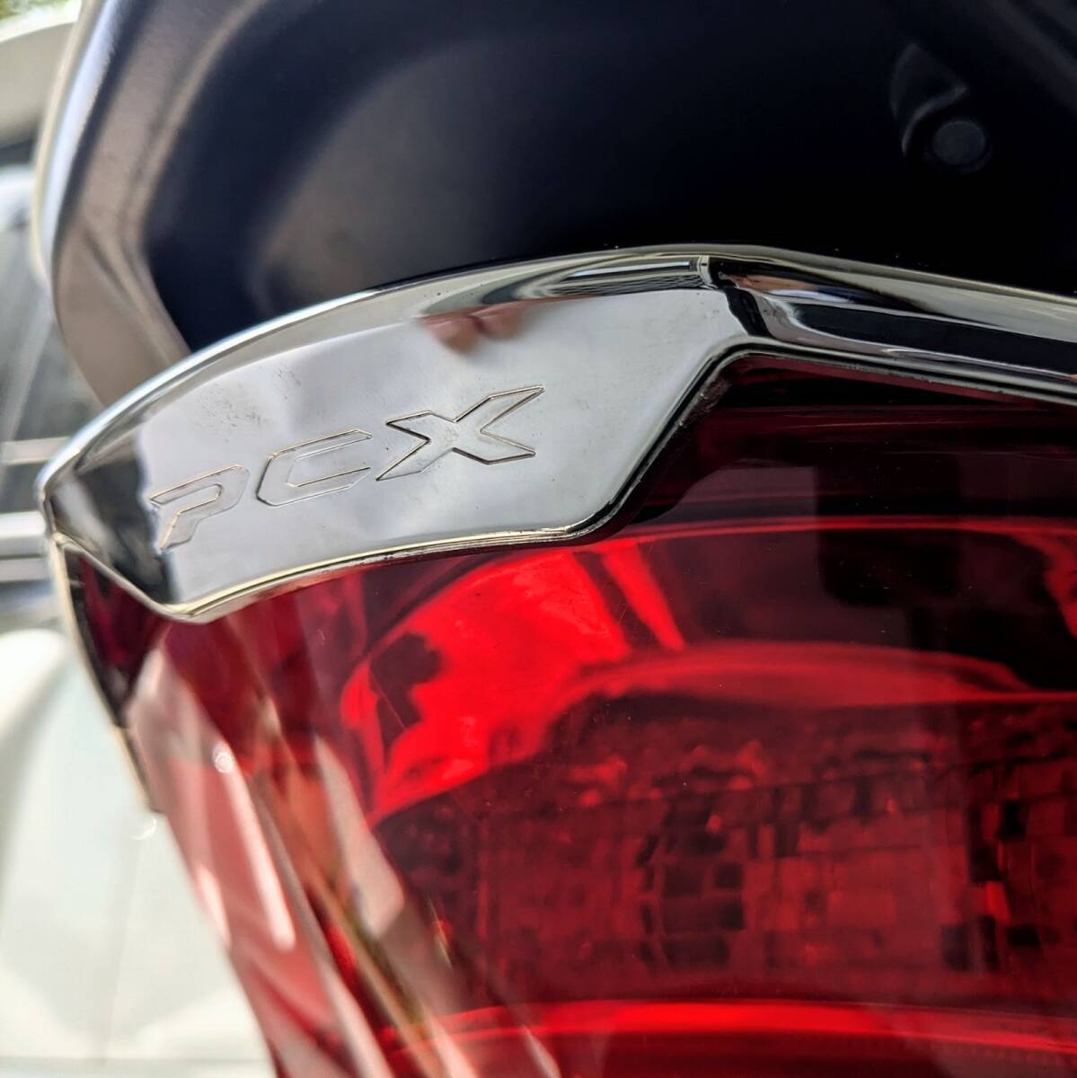 Honda HONDA PCX 125 150 для задний фонарь отделка хромированный specification PCX с логотипом JF81 JF84 KF30 (JF56 KF18)3