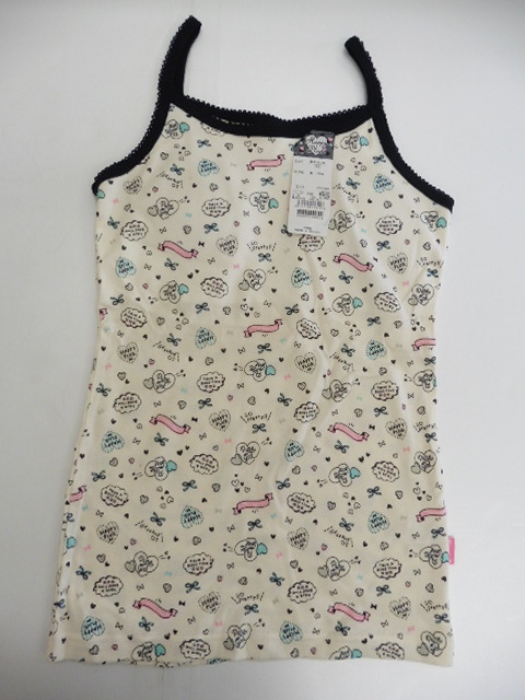【KCM】□jhk-177■新品未使用■Happy Plus■女児/ガールズ/ジュニア インナー キャミソール カップ付き サイズ:160■