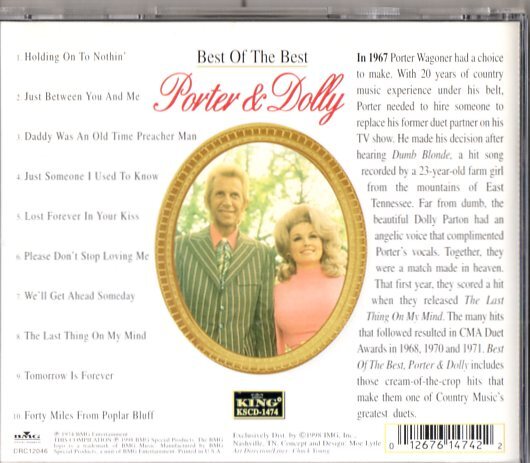 Porter Wagoner & Dolly Parton /傑作ベスト/ルーツ、フォーク、カントリー_画像2