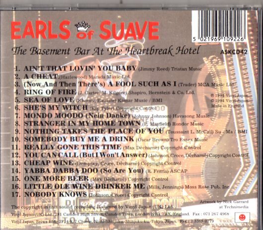 Earls of Suave /９４年/ガレージ、サイコビリー